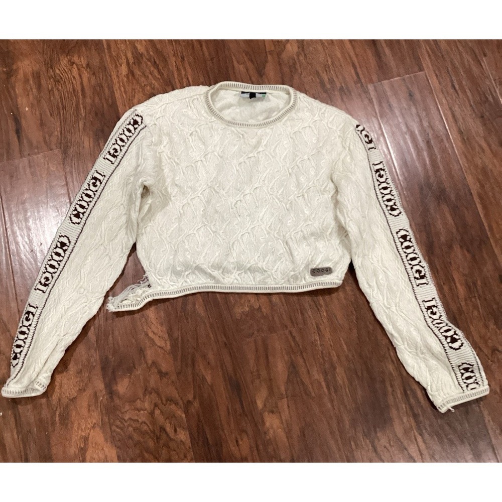 Coogi Crop sweatshirt Beige  Women's Size Xl